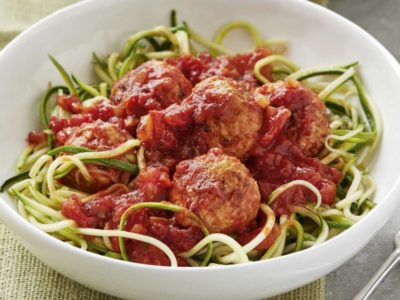 Spaghetti With Turkey Meatballs