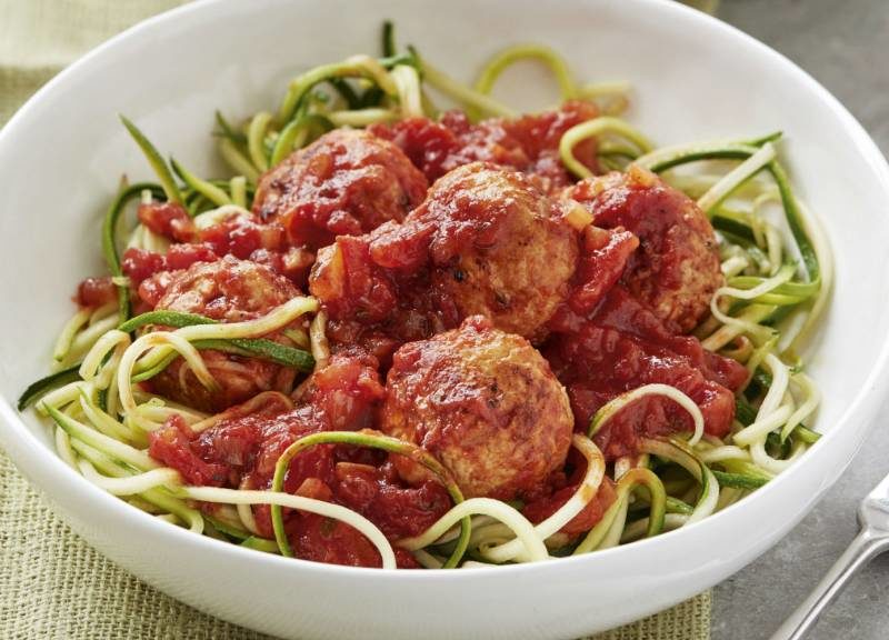 Spaghetti With Turkey Meatballs